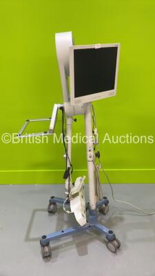 Stryker Surgical Navigation Head on Stand with Monitor (No Power - 110V Power Supply - Power Supply Not Included - Incomplete)