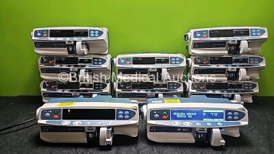 9 x CareFusion Alaris CC Plus Syringe Pumps (8 x Power Up and 1 x Draws Power) and 1 x CareFusion Alaris CC Guardrails Plus BD Syringe Pump *Mfd 2020* (Powers Up) *SN 135051816 / 135053865 / 135036616 / 135056644 / 135053805 / 135033340 / 135051818 / 1350