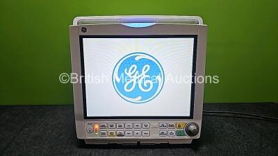 GE Carescape B40 Patient Monitor Including IBP1/IBP2, T1/T2, SpO2, ECG and NIBP Options (Powers Up) *SN SJF14272658WA* *W*