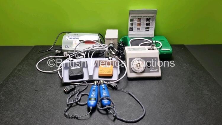 Mixed Lot Including 2 x GE Exergen Temporal Scanners, 1 x GE Dual Footswitch, 1 x Bair Hugger Ranger, 1 x Olympus MU-1 Leakage Tester, 1 x Vivadent Silamat Unit and 1 x Bardscan 2 Bladder Scan with Probe