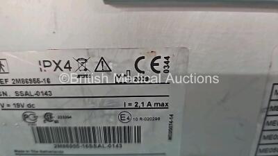 Drager Oxylog 3000 Transport Ventilator Ref 2M86955-16 (No Power and No Power Supply - Missing Caps From Dials - See Photo) *SN SSAL-0143* - 8