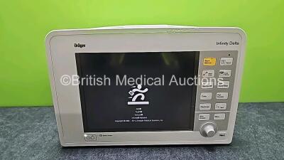 Drager Infinity Delta Patient Monitor with HemoMed 1, Aux/Hemo 3, NBP and MultiMed Options (Powers Up) *SN 5396563663*