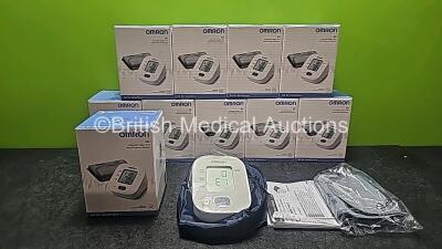 10 x Omron M2 Automatic Upper Arm Blood Pressure Monitors in Box (All Power Up with E1 Error - See Photo) *SN 202301038375N / 202301038373N / 202301038377N / 202301038380N / 202301038379N / 202301038372N / 202301038378N / 202301038371N / 202301038376N / 2