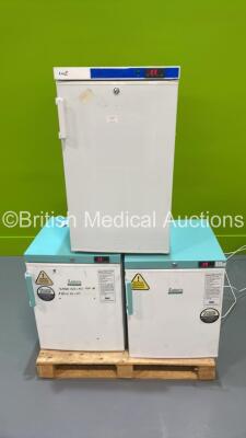 3 x Lec Medical Fridges - No Key (All Power Up)