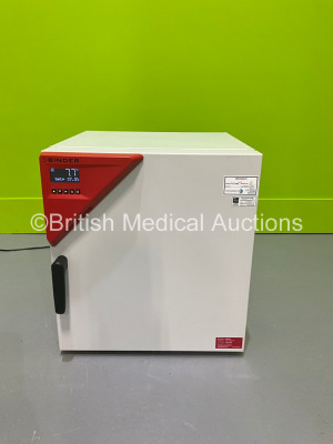 Binder BD56 Incubator *Mfd - 2017* (Powers Up) *20170000018602*