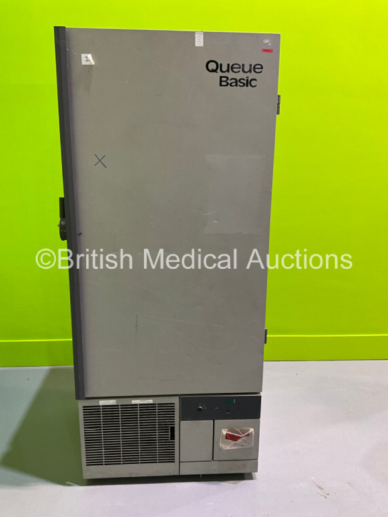 Queue Systems QBF1385V29 Freezer (Unable to Power Test Due to Cut Power Supply)