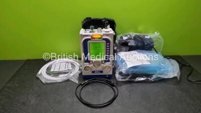 Zoll Z-Vent 731 Series Ventilator *Mfd 2019* EMV Version 05.22.00, SPM Version 05.20.00, Hours of Operation - 2 Minutes (Powers Up - Like New) In Case with 1 x Infants Circuit Kit Ref 499-0027-0, 1 x Hose Ref HA1DSX1.B and 1 x AC / DC Power Supply