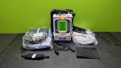 Zoll Z-Vent 731 Series Ventilator *Mfd 2019* EMV Version 05.22.00, SPM Version 05.20.00, Hours of Operation - 11 Minutes (Powers Up - Like New) In Case with 1 x Infants Circuit Kit Ref 499-0027-0, 1 x Hose Ref HA1DSX1.B and 1 x AC / DC Power Supply