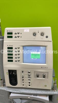 Alcon Surgical Accurus 800CS Phaco Machine with Accurus Brightness Illuminator, Alcon Footswitch, Alcon Fragmentation Handpiece and Alcon Remote Control (Powers Up) * Mfd 2007 * - 10