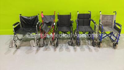 5 x Various Wheelchairs