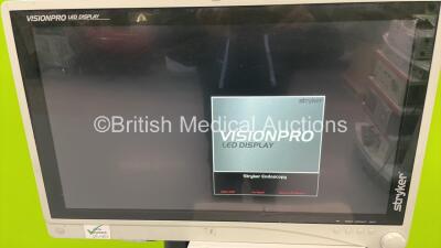 Stryker Stack System with Stryker VisionPro LED Display, Stryker PneumoSure High Flow Insufflator, Stryker SDC3 HD Information Management System, Stryker L9000 LED Light Source, Stryker 1488HD High Definition Camera Control Unit, OpCLear Suction Unit and - 2