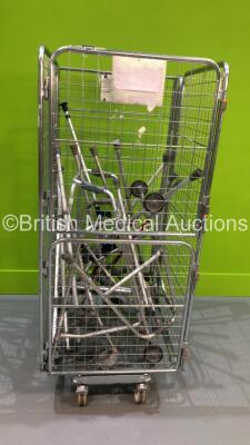 Cage of Crutches and Zimmer Frames (Cage Not Included)