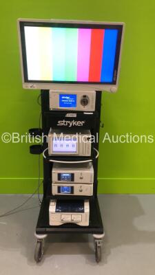 Stryker Stack System with Stryker VisionPro LED Display, Stryker PneumoSure High Flow Insufflator, Stryker SDC Ultra HD Information Management System, Stryker 1488HD High Definition Camera Control Unit, Stryker 1288HD High Definition Camera Control Unit a