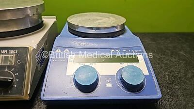 Job Lot Including 1 x Heidolph Magnetic Stirrer MR 3000 D,1 x Heidolph Magnetic Stirrer MR 3003 and 1 x IKA RCT Basic Magnetic Stirrer - 5