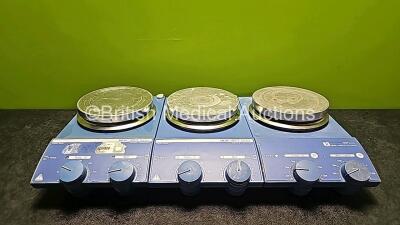 Job Lot Including 2 x IKA RCT Basic Magnetic Stirrers with 1 x IKA ETS-D5 Probe and 1 x IKA RET Basic Labortechnik Magnetic Stirrer