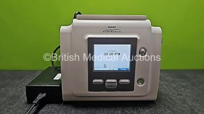 Philips BiPAP A30 CPAP Unit Software Version 3.4 with 1 x AC Power Supply (Powers Up)