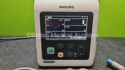 Job Lot Including 1 x Philips SureSigns VSi Patient Monitor Including SpO2 and NBP Options (Powers Up), 5 x FingerTip Sensors and 1 x DC Power Supplies For LSU Laerdal Suction Unit - 3