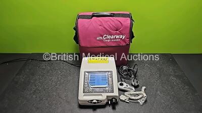 B & D Electromedical Nippy Clearway Cough Assistor Unit with Power Lead and Clearway Controller in Carry Bag (Powers Up) - 2