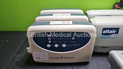 Job Lot Including 1 x CuroCell Auto 420 (Powers Up), 2 x CuroCell Cirrus (Both Power Up), 2 x Altair Plus Mattress Pumps (Both Power Up), 2 x Scan Mobility Scan Serenity 2 Mattress Pumps (Both Power Up) and 1 x Park House Phase III Mattress Pump (Powers - 3