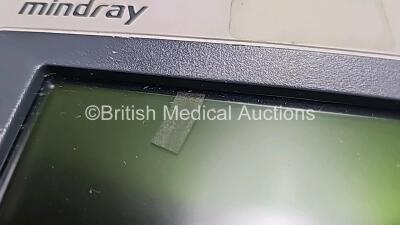 Mindray BeneView T5 Patient Monitor (Powers Up, Mark on Screen and Damaged Case - See Photos) *SN CM-0A114093* - 11