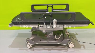 Anetic Aid QA4 Electric Surgery Trolley with Cushions and Controller (Powers Up) *S/N 2070*