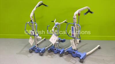 1 x Joerns Oxford Presence 227 Electric Patient Hoist with Controller and Battery (No Power), 1 x Joerns Oxford Journey 155 Electric Patient Hoist with Controller and 1 x Oxford Advance Electric Patent Hoist with Controller