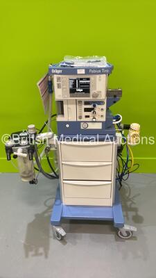 Drager Fabius Tiro Anaesthesia Machine Software Version 3.37b - Total Hours Run 23766 - Total Ventilator Hours 139 with Bellows, Absorber and Hoses (Powers Up) *S/N ASCA0223*