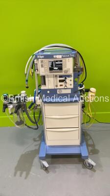 Drager Fabius Tiro Anaesthesia Machine Software Version 3.37b - Total Hours Run 29045 - Total Ventilator Hours 245 with Bellows, Absorber and Hoses (Powers Up) *S/N ASDK0246*