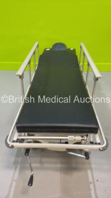 Steris Hausted Surgi-Stretcher Series Articulated Head Surgery Trolley with Cushions (Hydraulics Tested Working) - 2