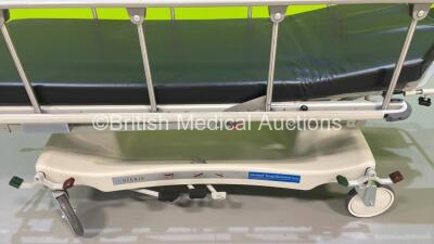 Steris Hausted Surgi-Stretcher Series Articulated Head Surgery Trolley with Cushions (Hydraulics Tested Working) - 3