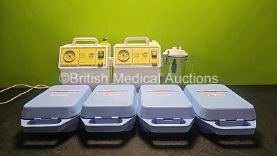 Mixed Lot Including 2 x Sam 12 High Vacuum-High Flow Units (Both Power Up) with 1 x Sam2 Suction Cup and 4 x Medix AC2000 Nebulisers