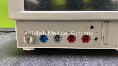 Datex-Ohmeda Cardiocap/5 Patient Monitor with NIBP,ECG,SpO2,P1,P2,T1,T2 and Printer Options (Powers Up with Faulty Screen - See Photos) - 3