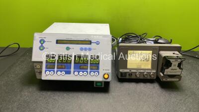 1 x Medtronic ATAKR II RF Power Generator and 1 x Stryker TPS Irrigation System/Console Version 4.2 (Both Power Up)