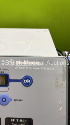 1 x Medtronic ATAKR II RF Power Generator and 1 x Stryker TPS Irrigation System/Console Version 4.2 (Both Power Up) - 4