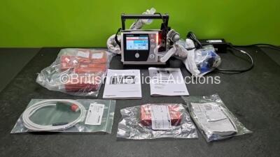 Weinmann Meduvent Transport Ventilator (Like New In Box) with 4 x Ref WM17915 Filters, 1 x WM35730 Filters, 1 x Ref WM28356, 1 x Oxygen Tube 1 x E1 Mask and Power Supply *Stock Photo*