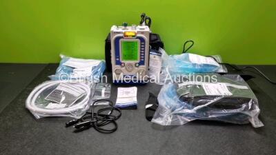 Zoll Z-Vent 731 Series Ventilator *Mfd 2019* EMV Version 05.22.00, SPM Version 05.20.00, Hours of Operation - 10 Minutes (Powers Up - Like New) In Case with 3 x Wye Ventilator Circuits Ref 820-0106-00, 1 x Infants Circuit Kit Ref 499-0027-0, 1 x Hose Ref