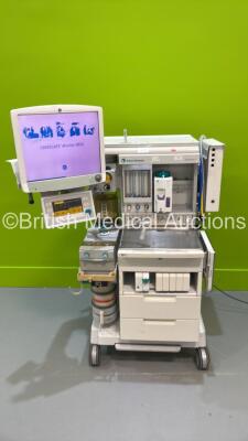 Datex-Ohmeda Aestiva/5 Anaesthesia Machine with Datex-Ohmeda Aestiva 7900 SmartVent Software Version 4.8, GE Carescape B650 Module, GE Display Monitor, GE Module Rack with E-sCO Gas Module with D-Fend Pro Water Trap, Datex-Ohmeda Tec 7 Isoflurane Vaporize