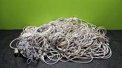 Large Quantity Of Various Patient Monitoring Cables/Leads