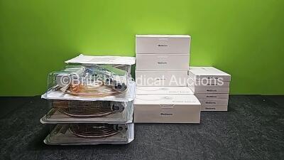 Mixed Lot Including 6 x Stryker Ref 0210-110-000 InterPulse Handpiece Sets with Bone Cleaning Tips and Suction Tubes *All Expired*, 6 x Boxes of Medtronic MiniMed Quick Set Infusion Set Ref MMt-399A *All Expired* and 6 x Boxes of Medtronic MiniMed Reserv