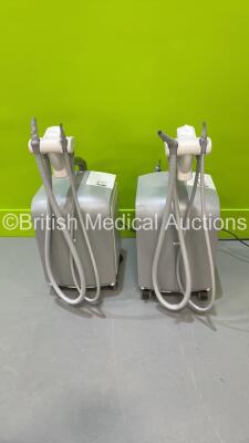 2 x Durr Dental Variosuc VSA Pumps with Hoses (Both Power Up) *S/N M443292007 / M443292003*