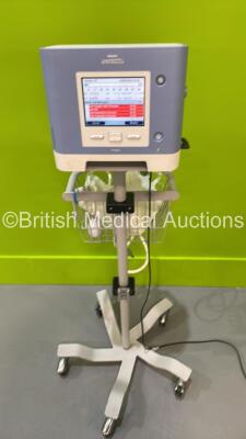 Philip Respironics Trilogy 202 Ventilator on Stand Software Version 14.2.05 with Hose (Powers Up)