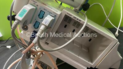 Fukuda Denshi Dynascope DS-8500 Main Unit System with HS-8312N Module Including Patient Cables (Powers Up) - 4