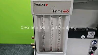 Penlon Prima 445 Anesthesia Machine (Damaged Case - See Photo) *SN 4450716-0007* - 3