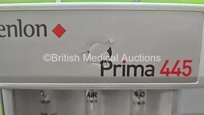 Penlon Prima 445 Anesthesia Machine (Damaged Case - See Photo) *SN 4450716-0007* - 4