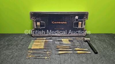 Job Lot of Surgical Instruments in Smith&Nephew Tray