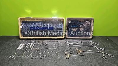 Job Lot of surgical Instruments in Olympus and Medtronic Trays