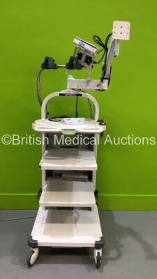 Olympus Stack Trolley with Olympus Receiver and NDS Receiver (Powers Up) *S/N 7310786*