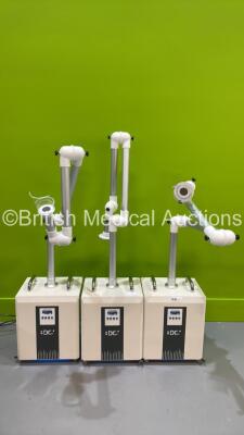 3 x DC Dental Vacuum Systems Model DV-2130 (All Power Up)