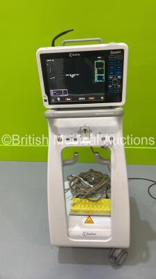 Invivo Expression MR Conditional Patient Monitor on Stand with Power Supply and Accessories (Powers Up - MIssing 1 x Wheel)