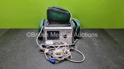 Zoll E Series Defibrillator with Bluetooth, Printer, ECG, SpO2, NIBP and C02 Options (No Power) with 10 Lead ECG Lead and SpO2 Finger Sensor